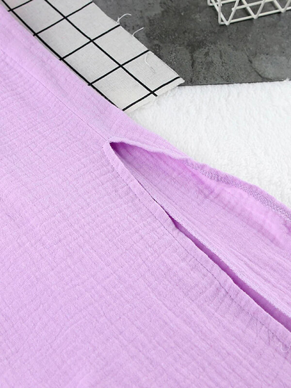 MuIsabel-Robe grande taille, couleur unie, décontractée, manches courtes, violette, col en v, vêtements pour femmes, adt rayure adt, nouvelle collection 2024