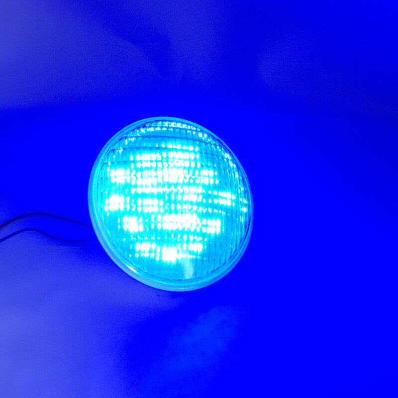 PAR56 LED بركة IP68 24 واط 36 واط 48 واط 60 واط 72 واط RGBW psquina 12 فولت متعددة الألوان الزجاج الجسم الدافئة الأبيض الأزرق الباردة الأبيض