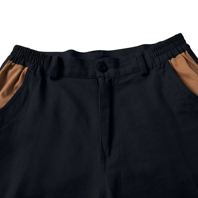 Casual Shorts Men Fashion Summer Trendy Pockets Clothing Beach Slacks Loose Solid Cargo Shorts Daily Classic Male