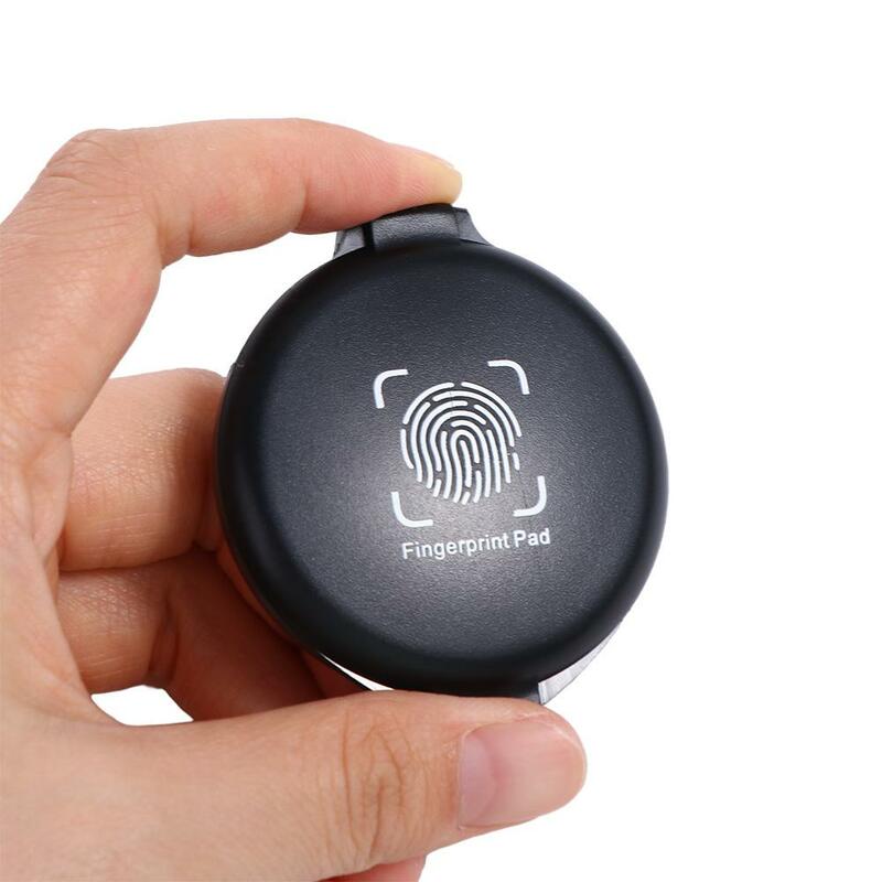 Fingerprint Ink Pad para Notário, Fingerprint ID, Segurança Cartões de Identificação, Suprimentos Kit, 1Pc
