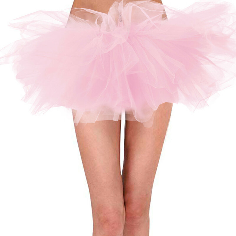 Falda hinchada de tul para mujer, tutú de princesa disponible en varios colores, para fiesta y baile de Ballet, 2023