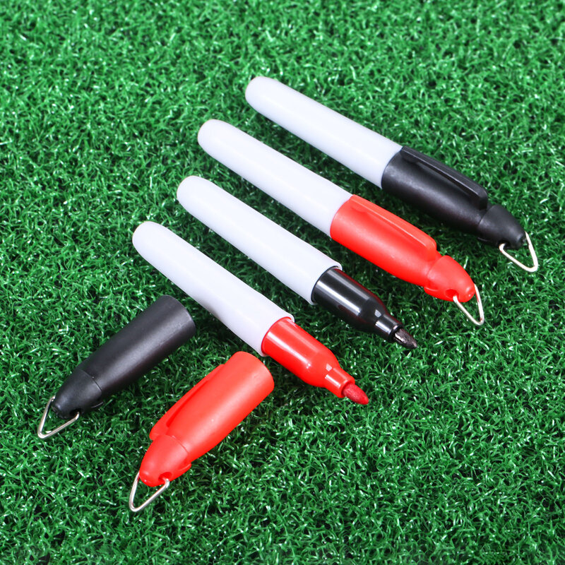 1 Pc พลาสติกกอล์ฟลูก Liner Marker ปากกา Alignment Tool ปากกาวางสายกันน้ำแห้งเร็วการฝึกอบรมเอดส์