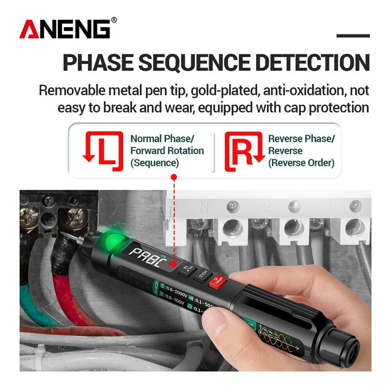 ANENG A3008 Digital Multimeter Test Pen 6000 Counts Auto Intelligent Sensor Electrical AC/DC Voltage NonContact Tester Pencil