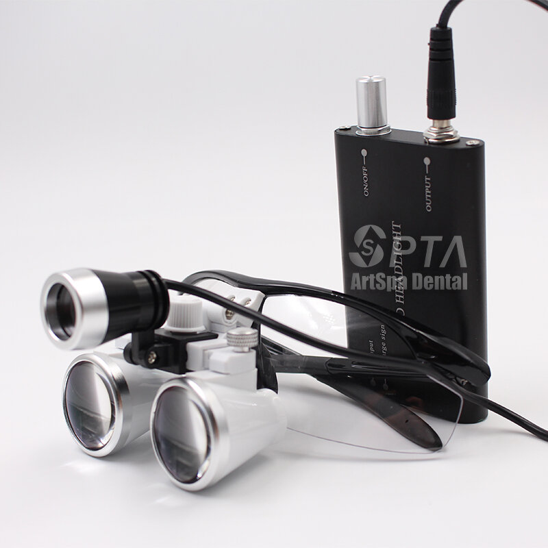 Vetro ottico binoculare medico chirurgico del dentista portatile di alta qualità 3.5 x420mm