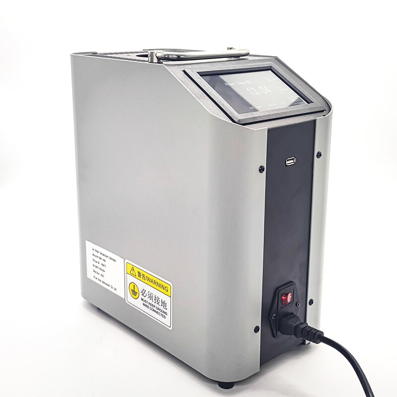 Calibrador de temperatura de bloque seco con pantalla táctil de-40-120 grados, tipo de pozo seco, horno de calibración