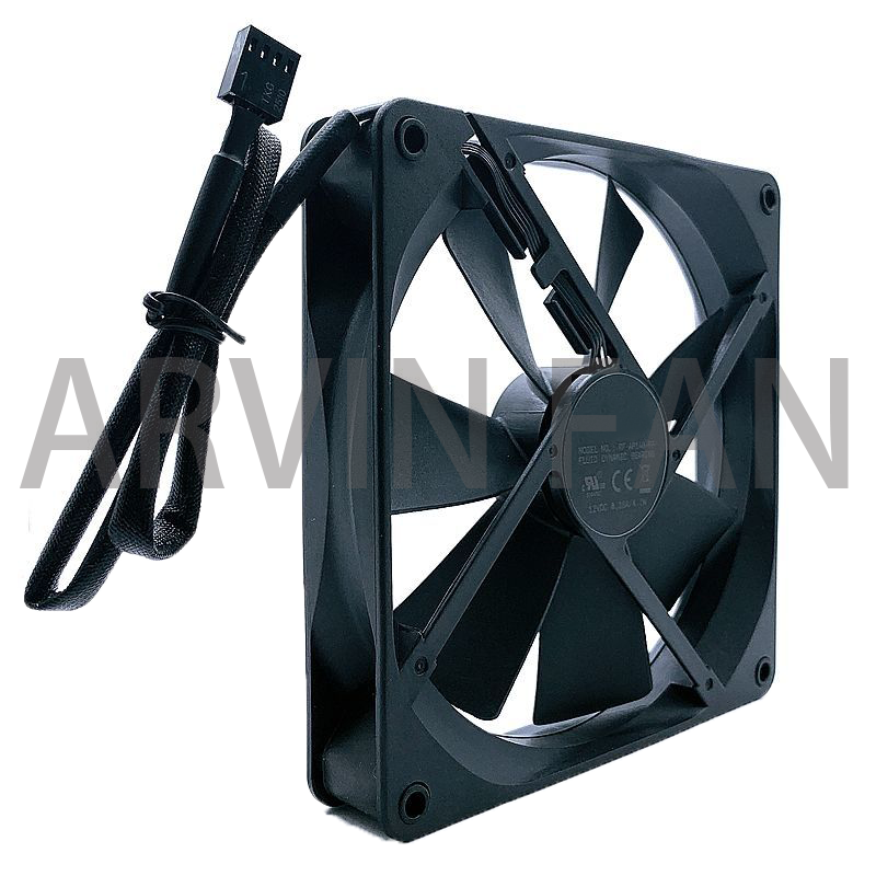 Original 140mm 14cm PWM Computer Case Fan For Water-Cooling Water Cool 14025 RF-AP140-FP 12V 1800RPM 140X140X25mm