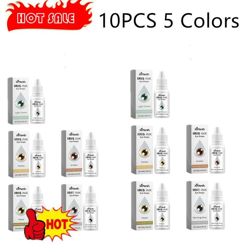5/10PCS 10ml Color changing eye drops safe and gentle Lighten and brighten eye color Visibly changes eye color in 2 hours