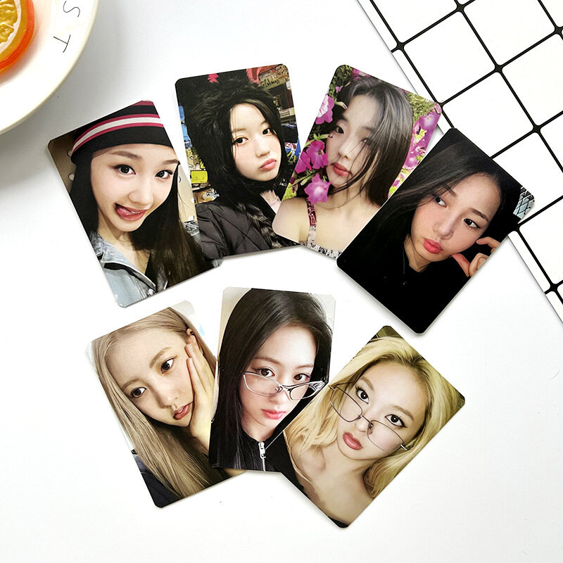 8pcs/set Kpop Idol B-ABYMONSTER Lomo Cards MINI ALBUM BABYMONS7ER Photocards Ahyeon Postcard for Fans Collection Souvenir Gifts