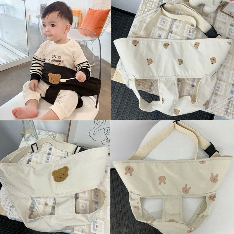 Cinturón de seguridad para trona de bebé, arnés de asiento portátil, plegable, PARA CENA DE bebé