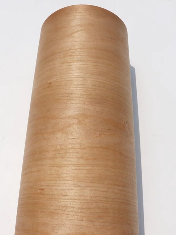천연 체리 나무 베니어, 크래프트 종이, 복합 목재 베니어, L: 2.5mm x 200x0.3mm