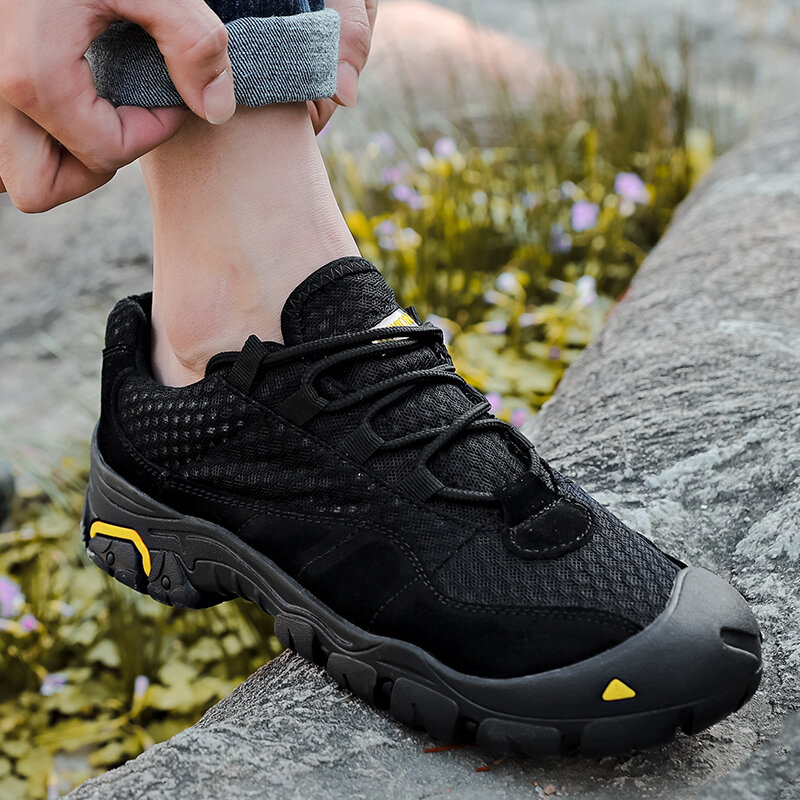 Походная обувь для мужчин, нескользящая обувь для улицы, женская спортивная обувь для мужчин, дышащие летние походные ботинки для мужчин 2014