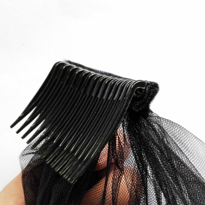 Plastikowe grzebienie do włosów Welon ślubny Grzebienie Akcesoria do włosów dla panny młodej