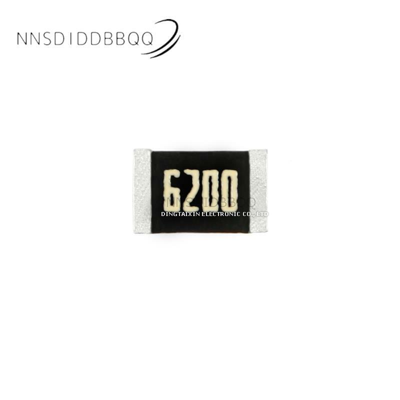 50 peças 0805 chip resistor 620Ω(6200) ± 0.5% arg05dtc6200 smd resistor componentes eletrônicos