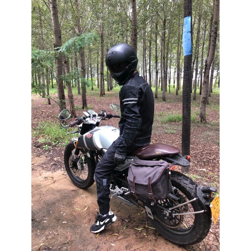 Motorcycle Riding Suit Men Mesh Anti-fall Windbreaker Breathable Knight Racing K006Jacket Outdoor Mesh Protective Equipment Coat