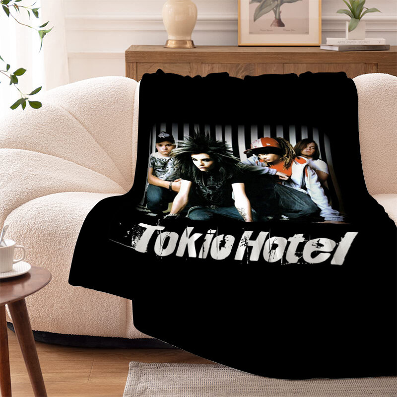 ผ้าห่มโซฟาสำหรับฤดูหนาว T-TOKIO H-TOKIO H-โรงแรมขนาดคิงไซส์ผ้าสักหลาดอบอุ่นเตียงขนแกะไมโครไฟเบอร์นุ่มนุ่มสำหรับแคมป์ปิ้ง