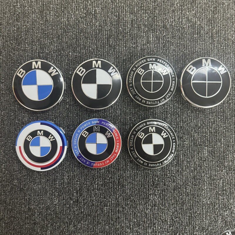 Capuchons de moyeu de voiture BMW, couvercle de décoration de jante, logo du 50e ouvrier, BMW bronchbery X5, 1, 3, 5, 7 Series, Z4, G20, G30, G05, G01, G11, E46, E90