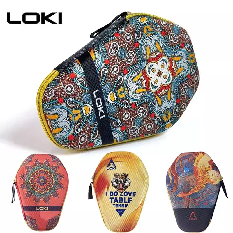 Loki Originele Hard Shell Tafeltennis Racket Cover Tas Originele Ping Pong Racket Case Van Hoge Kwaliteit