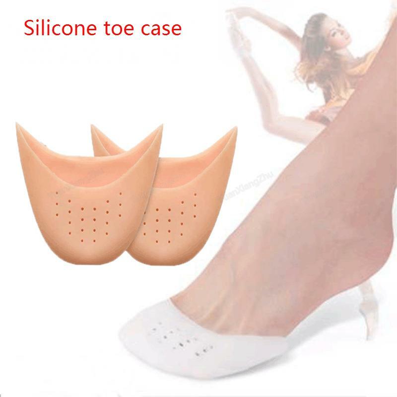 Toe protection Forefoot Pads Silicone Insoles Comfortable Shoe Pad Pain Relief Silicone Non-slip Shoe Insole for Women Foot Care