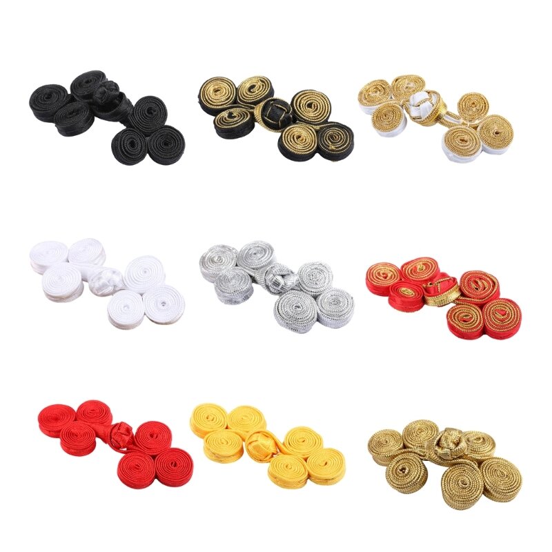 Chinese Suit Round Cheongsam Buttons Knot Fastener Closures DIY Buckle