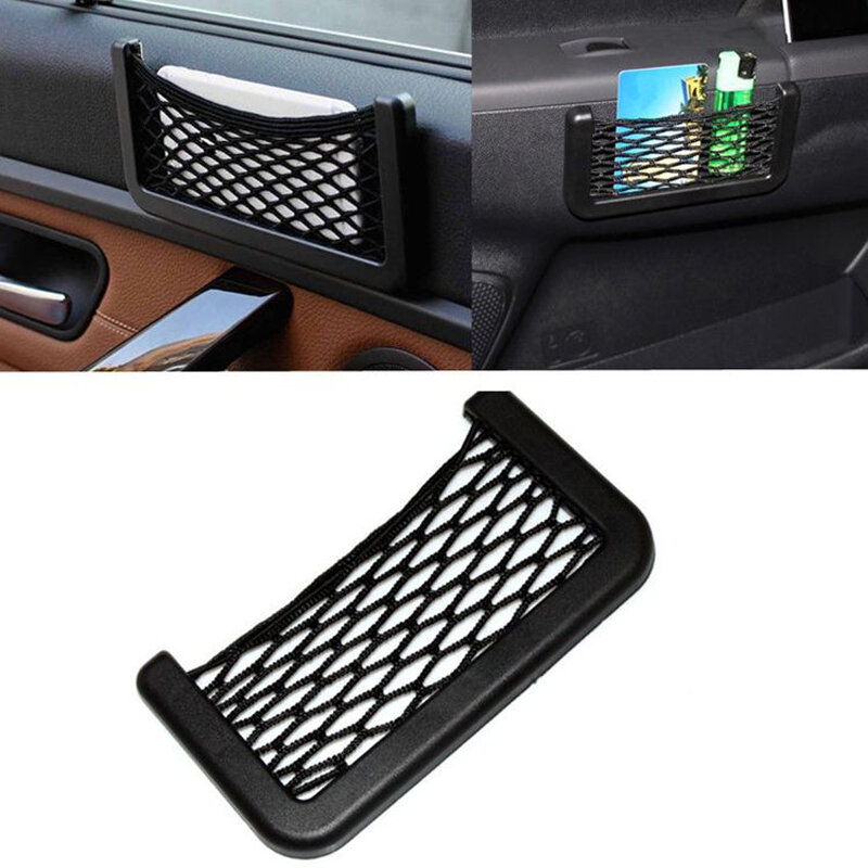 Borsa a rete per auto RV borsa a rete flessibile in Nylon portatile per Organizer per auto tasca per accessori per auto Camper per roulotte