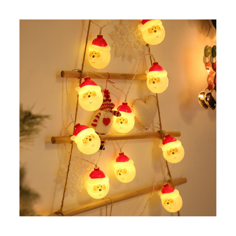 SantaClaus LED String Light Outdoor for Christmas Garden Decor for Holiday Lighting Decor Wedding Decor Light