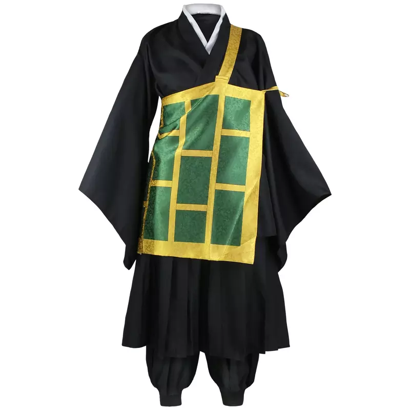 Disfraz de Cosplay de Jujutsu Kaisen Geto Suguru, kimono azul negro, uniforme escolar, ropa de Anime, Disfraces de Halloween para hombres y mujeres