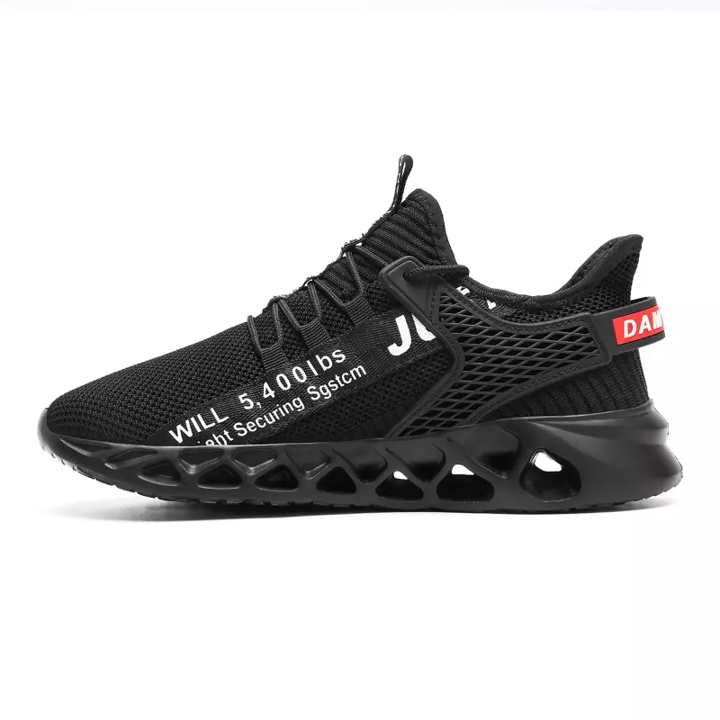 Fujeak Comfort Casual Running Shoes Men Sneakers Trend Breathable Mesh Shoes Lightweight Non-slip Footwear Plus Size 36-46