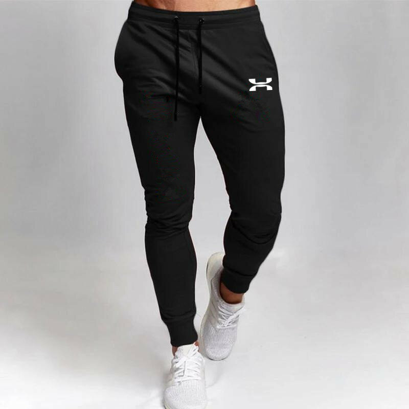 Men's Fitness Trousers Solid Color Mid-Waist Loose Breathable Straight-Leg Casual Pants Thin Quick-Drying Sports Pants