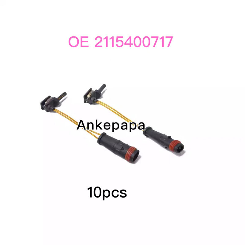Total 10 pcs one pack. OE 2115400717 Brake Pad Wear Sensor for  W211 S211 Brake Pad Wear Warning Contact Front Disc