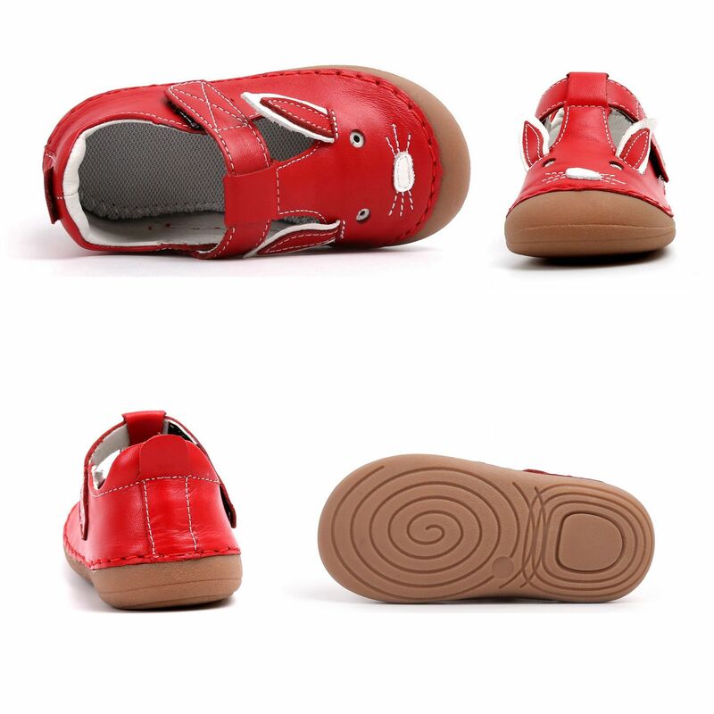 Летняя обувь для маленьких девочек из натуральной кожи с Т-образной шнуровкой