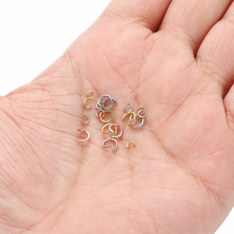 200-100 шт., соединительные кольца из нержавеющей стали