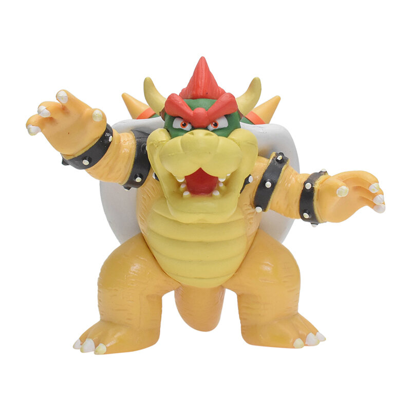 Anime Figures Super Mario Bowser Action Figures PVC Oversized Kawaii Model Doll Birthday Collectible Ornament Kids Toys Gifts