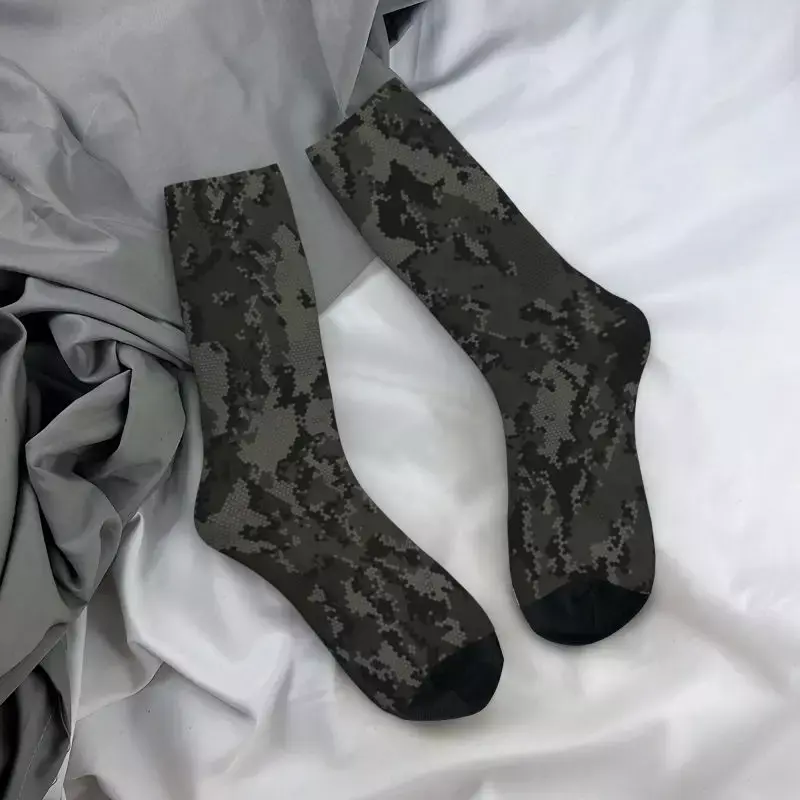 Камуфляжные мужские короткие носки Блэкаут Alpha Zulu унисекс, новинка, армейские камуфляжные носки с 3D-принтом