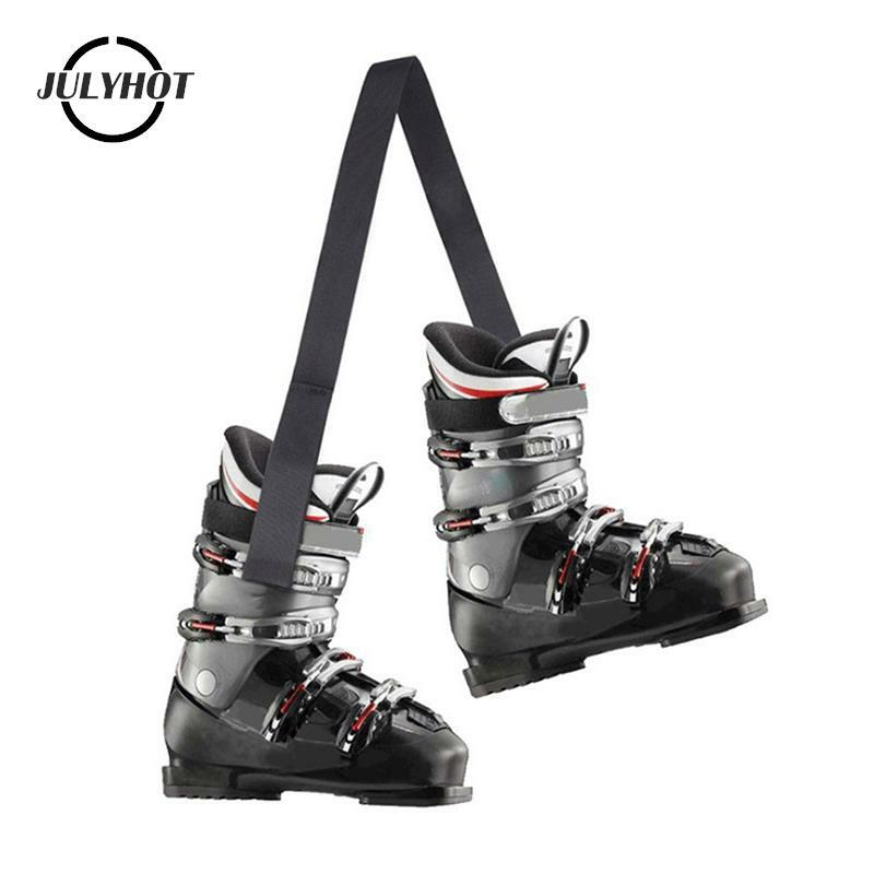 1pc botas de esqui de segurança ombro botas de esqui esquis alça de ombro cinto transportadora esquis cinto cinto snowboard preto