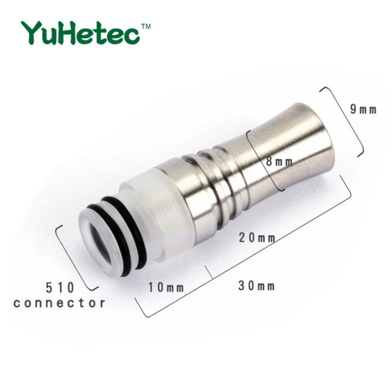 Drip for  YUHETEC 1pcs 810 510 9 Holes Long Drip Tip Prevent Eliquid From Slopping Mouthpiece straw joint
