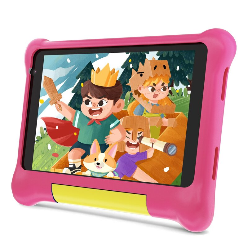 어린이용 프리스키 태블릿, 쿼드 코어 프로세서, Kidoz 사전 설치, 7 인치 HD 스크린, 안드로이드 12 태블릿, 2GB RAM, 32GB ROM