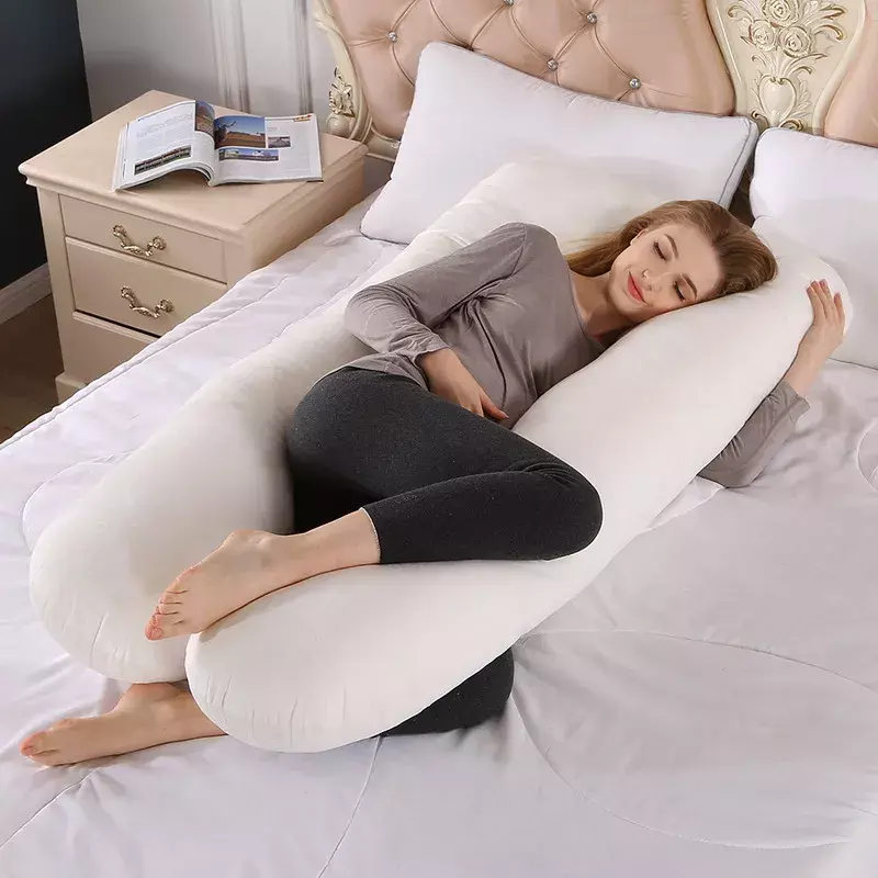 妊婦用ソフトマタニティクッション,睡眠用母乳育児枕,直送,120x70cm