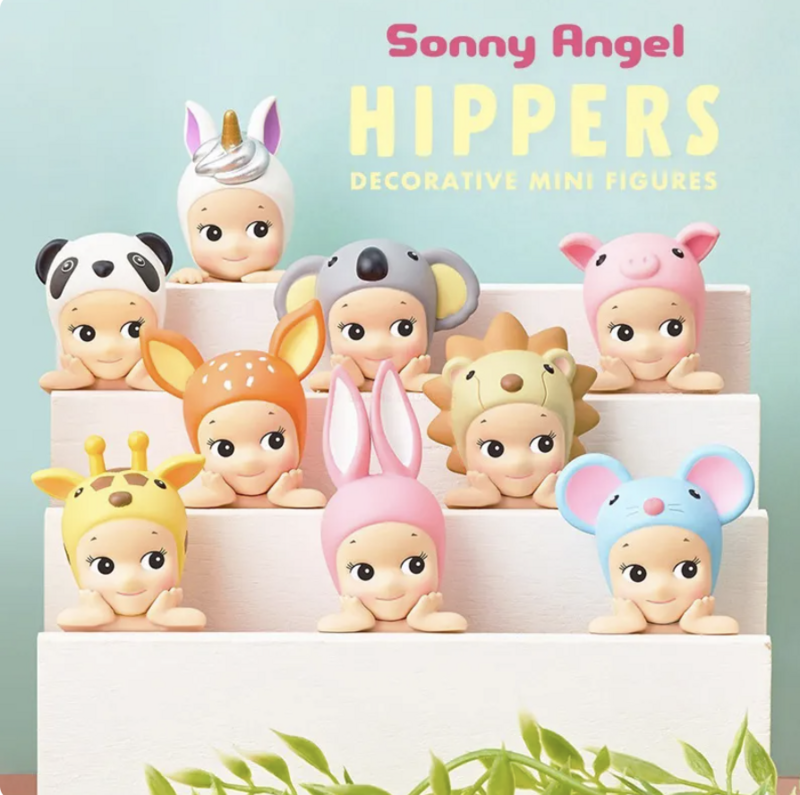 Sonny Angel Animal Hippers Blind Box Confirmed style Genuine telephone Screen Decoration Birthday Gift Mysterious Surprise