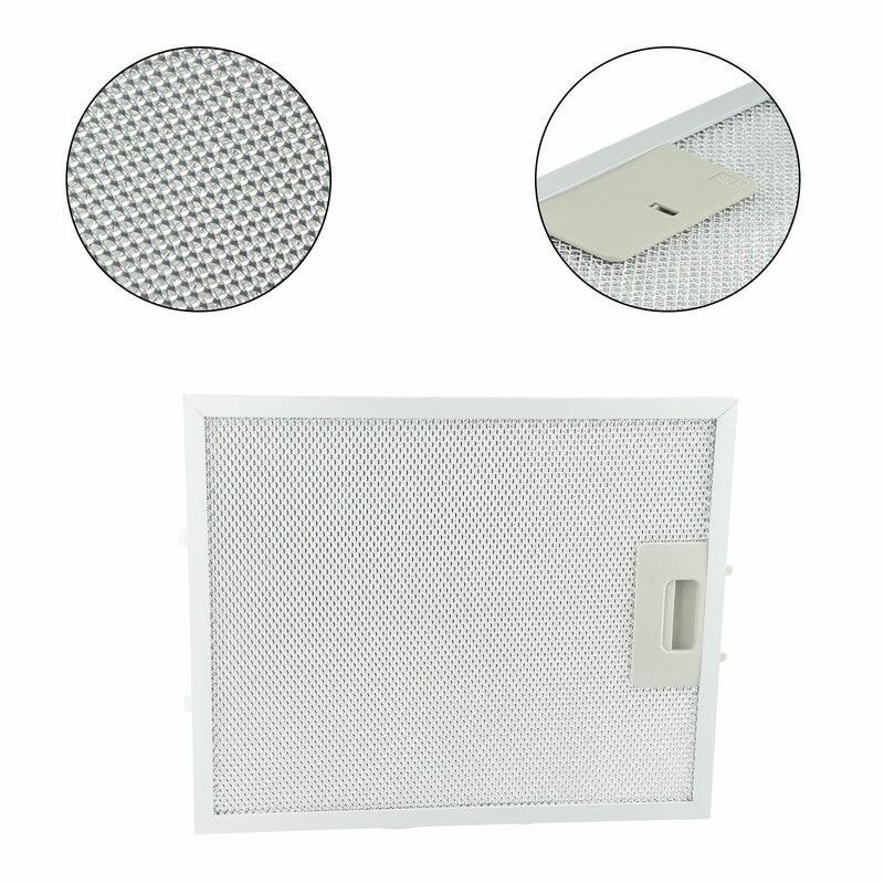Filter Upgrade Your Range Hood with Silver Metal Mesh Extractor Vent Filter 300x250x9mm for Optimal Filtration