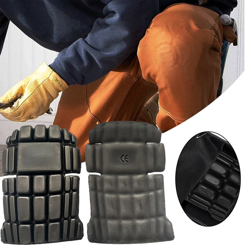 1pair Industrial Leg Protection Workplace Knee Pad Insert Type Comfortable Construction Site For Working Trousers Eva Crashproof