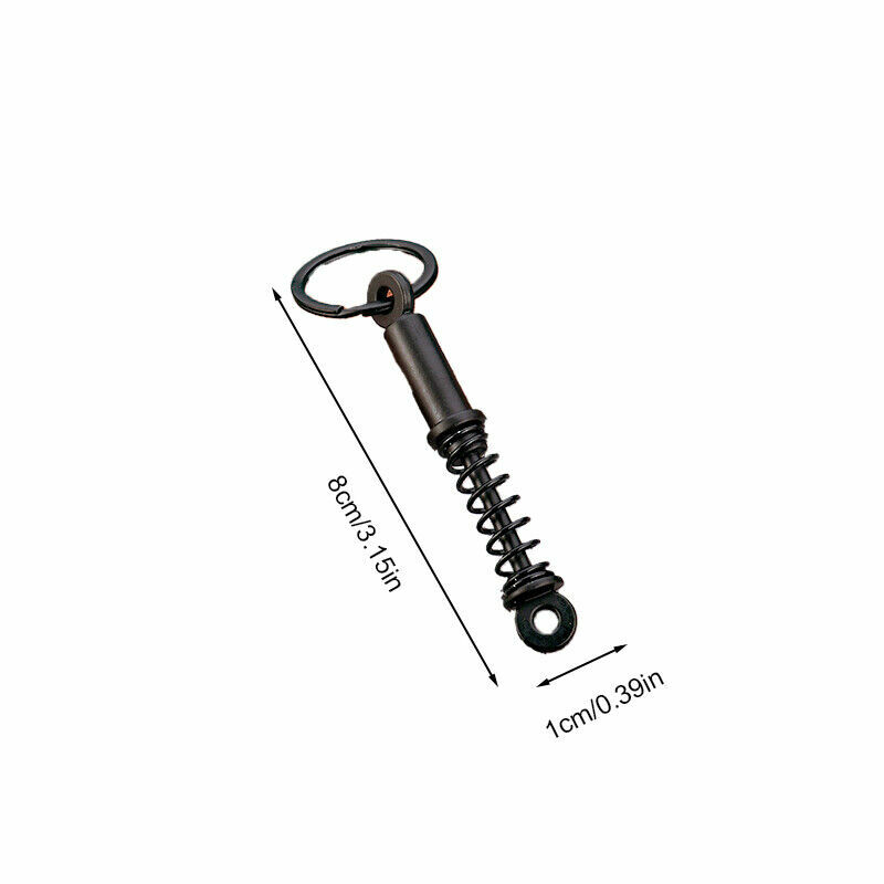 Creative Spring Fob Shock Absorber Keychain Adjustable Car Tuning Part Keyring Alloy Car Interior Suspension Coilover Universal