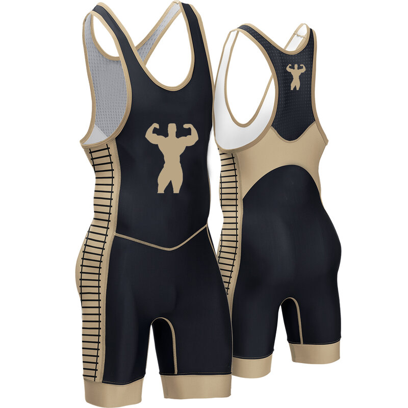 Juventude & adulto wrestling terno macacão magro stretchy collant bodysuit roupa de ginástica de levantamento de peso