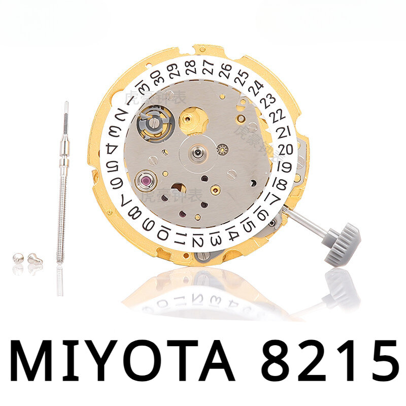 Brandneue & original miyota 8200 gold Einzel kalender werk automatisches mechanisches Uhrwerk 8215 Uhren zubehör