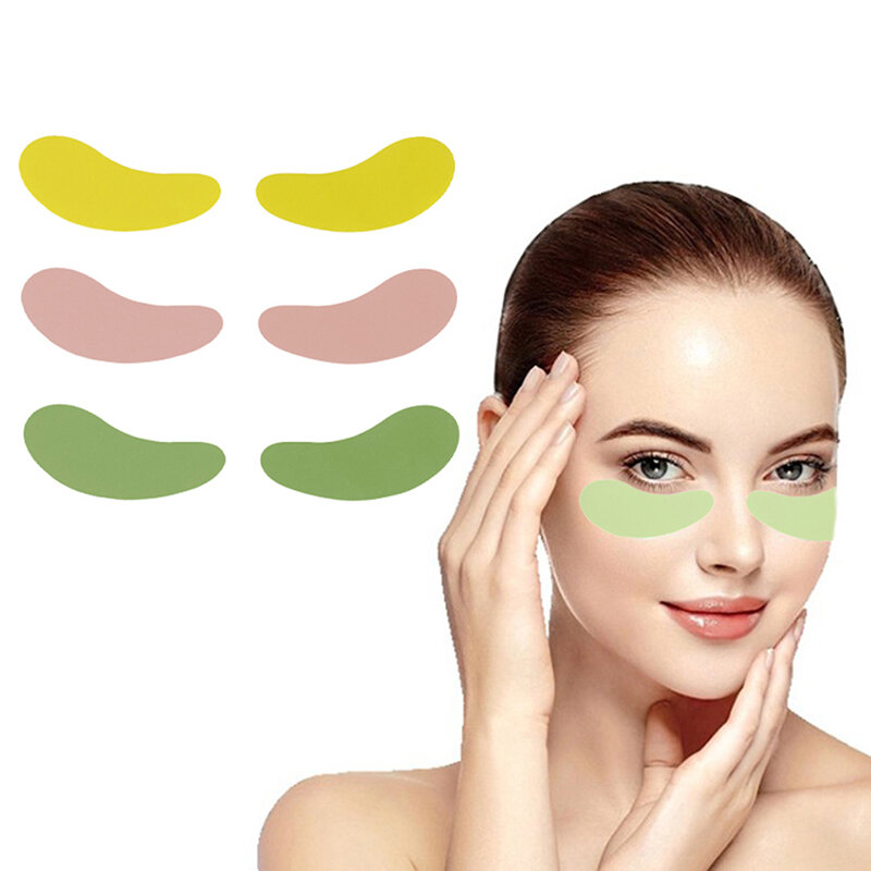 1 Pair Reusable Eye Mask Patch Silicone Pads Essential Eye Cream Patch Facial Lifting Eye Wrinkle Removal Patch Eye Skin Care