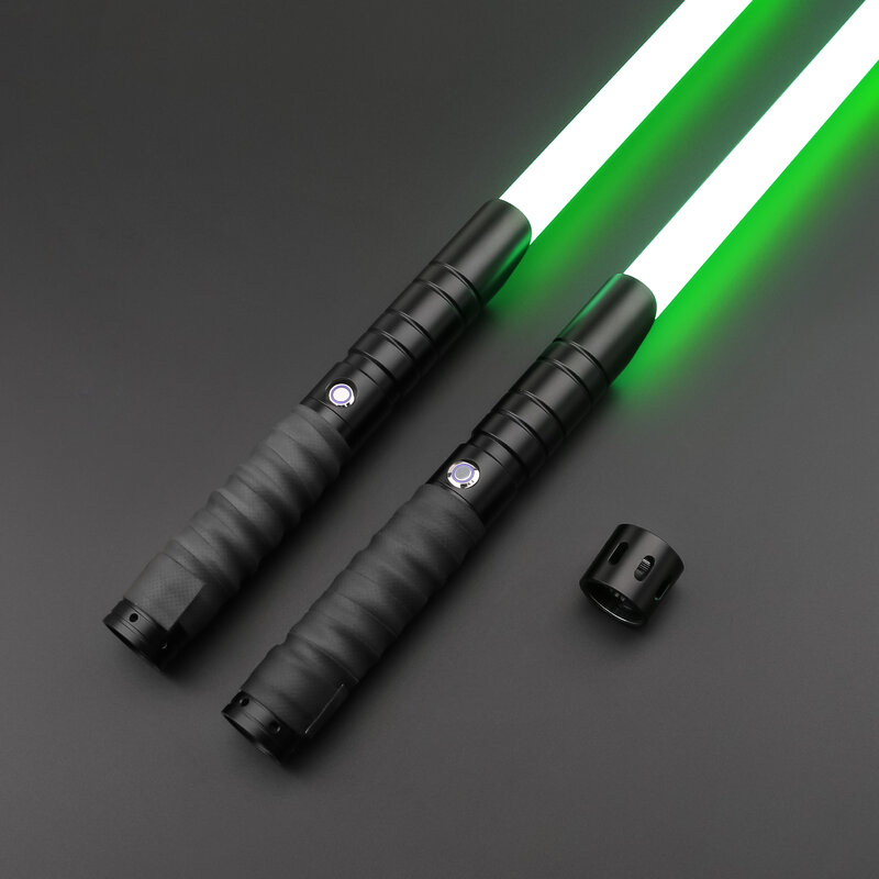 TXQSABER RGB Pixel Smooth Swing Lightsaber manico in metallo Heavy Dueling Colors Change Force Sounds Blaster Laser Sword giocattoli per bambini