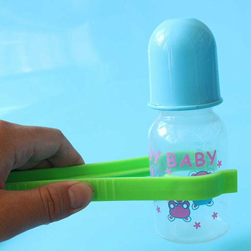 Penjepit botol bayi multifungsi anti licin, klip botol susu bayi PP, klip botol susu