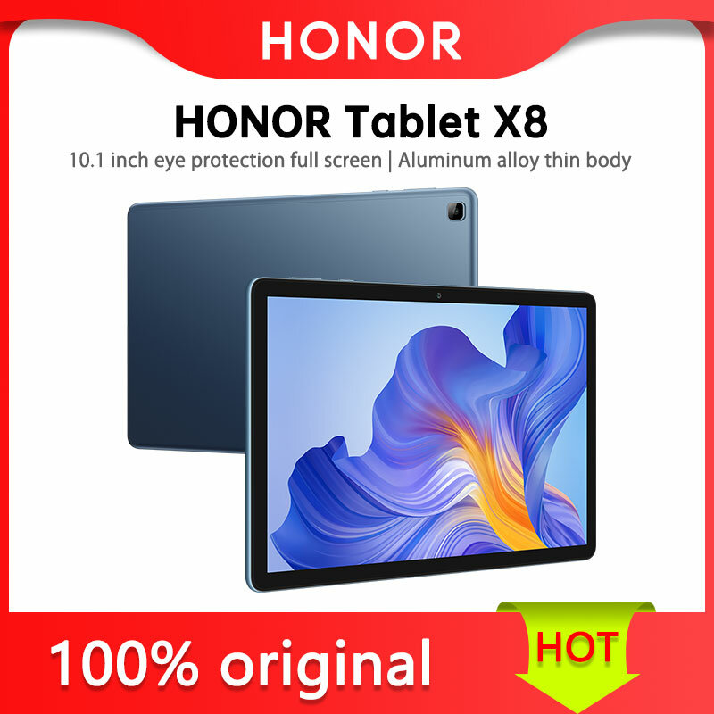 Honor-Tablette X8, 10.1 pouces, écran TFT LCD (IPS), MediaTek MT8786, batterie 5100mAh, caméra frontale 5MP