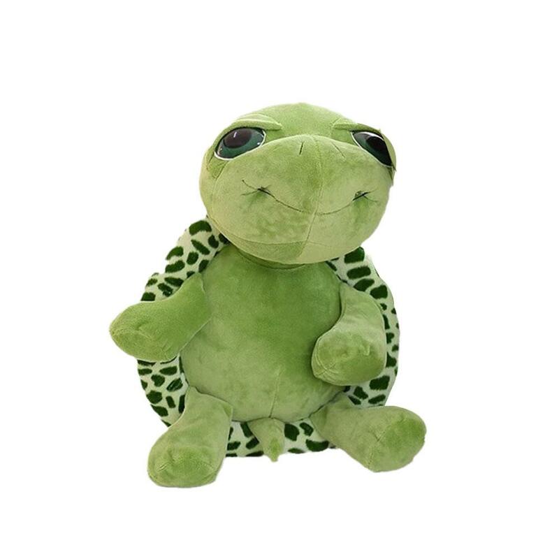 20cm Green Soft Sea Lovely Big Eyes Tortoise Stuffed Pillow Animal Plush Toy For Kids Birthday Christmas Gift K P3s2