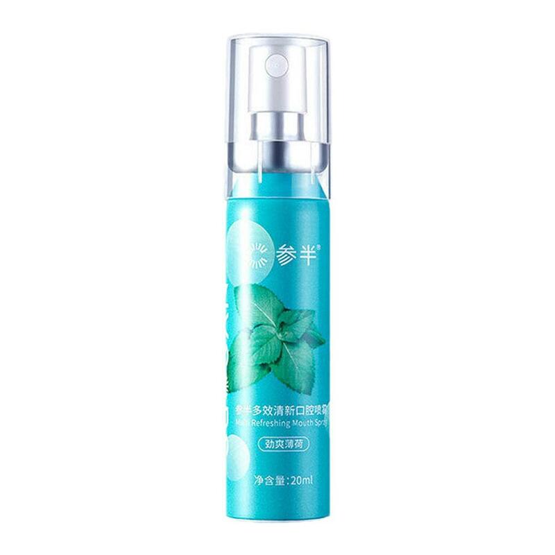 Breath Freshener Spray Mint Mouth Spray Fresh Breath Oral Deodorant Fragrance Lasting Portable Bad Odor Breath Remove Kissi B6X1