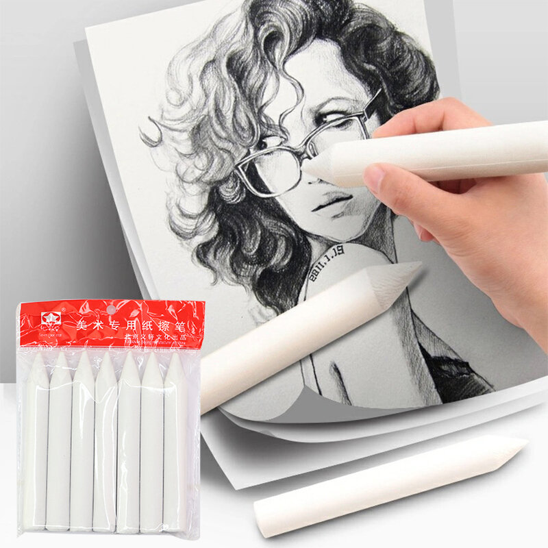 Lápis de papel esboçando tamanho grande Mistura Smudge Stump Stick Desenho de esboço de tortillon Ferramenta de esboço Caneta de papel de arroz Material de arte